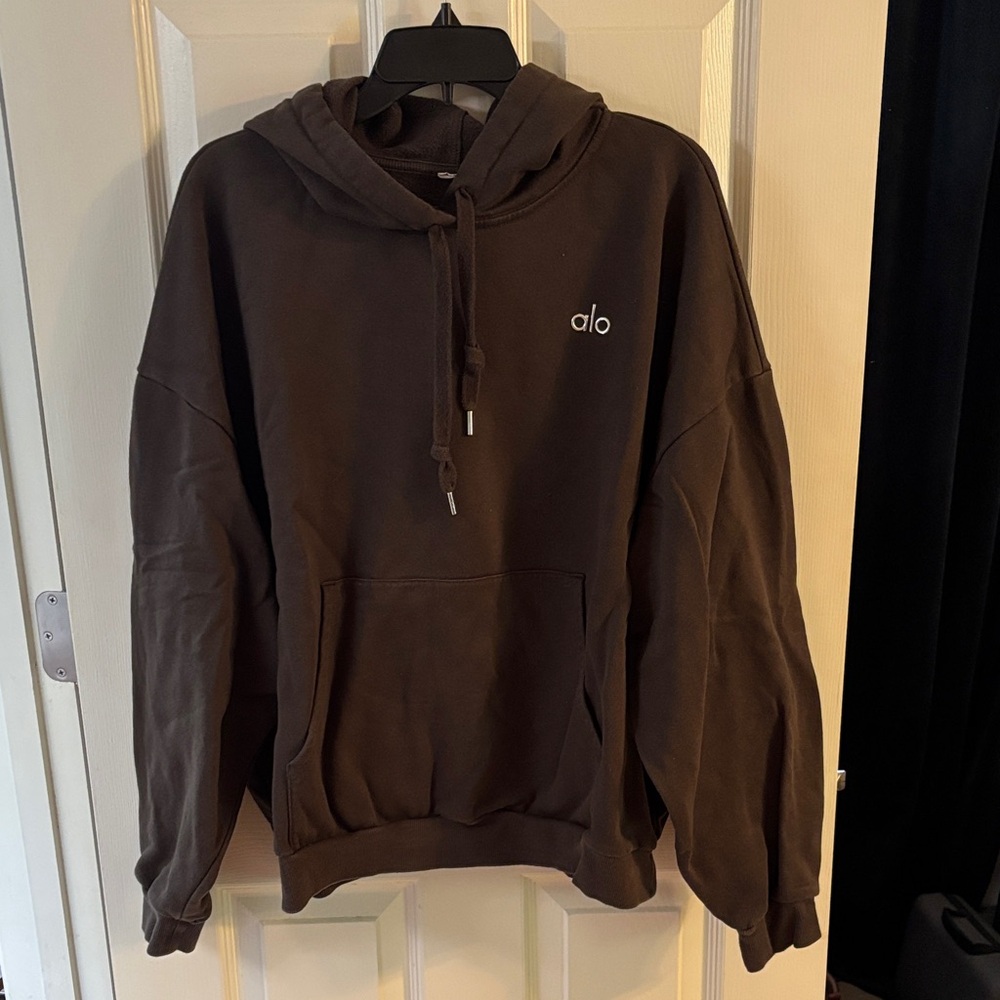 ALO Yoga Women's Chocolate Brown Hoodie